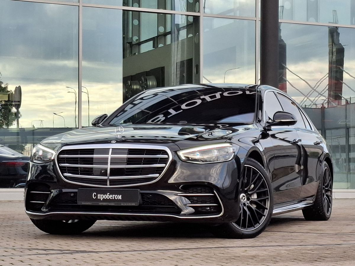 Mercedes-Benz S-Класс VII поколение (W223) 450 3.0 AT 4Matic (367 л.с.) Base Чёрный 2021 с пробегом 32 172 км