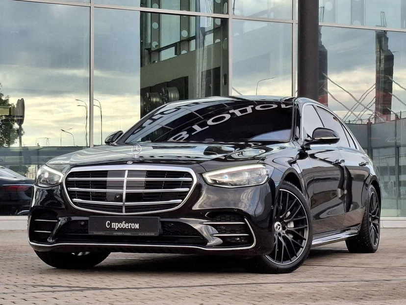 Mercedes-Benz S-Класс VII поколение (W223) 450 3.0 AT 4Matic (367 л.с.) Base Чёрный 2021 с пробегом 32 172 км