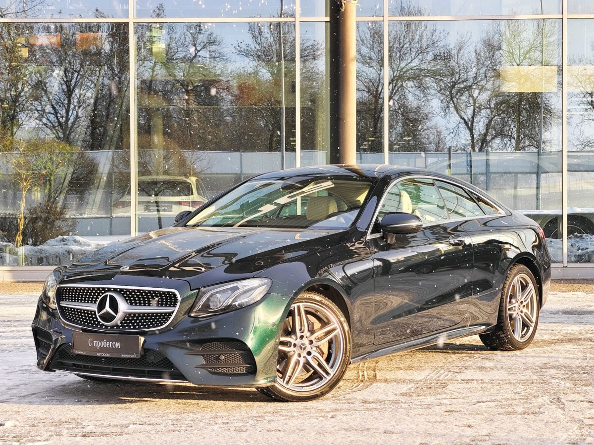 Автомобиль Mercedes-Benz E-Класс V поколение (W213/S213/C238) 450 3.0 AT 4Matic (367 л.с.) Sport Зелёный 2018 с пробегом 58 628 км