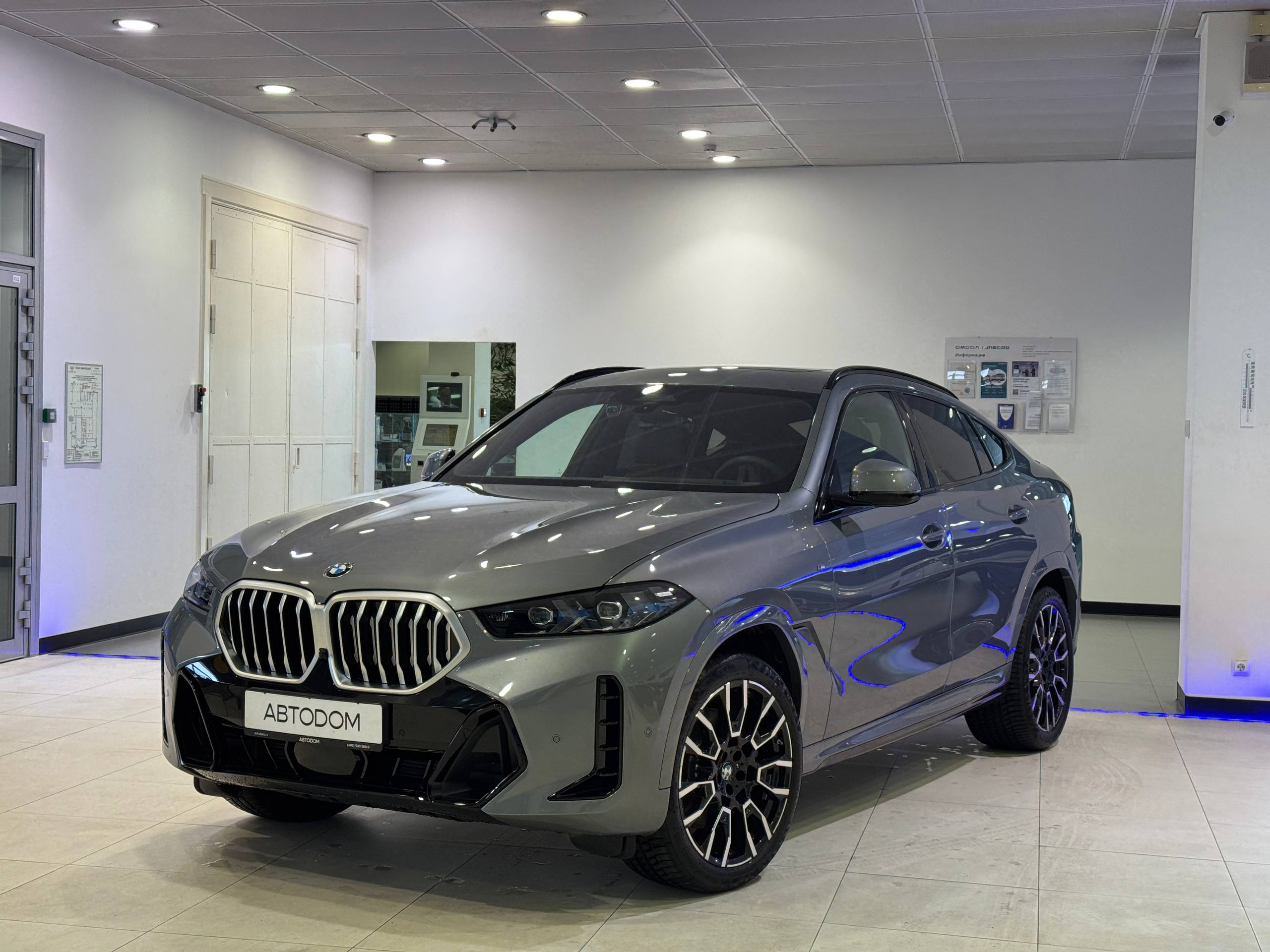 BMW X6 III (G06) [рестайлинг] 3.0 AT 4WD (381 л.с.) xDrive40i Серый 2025 