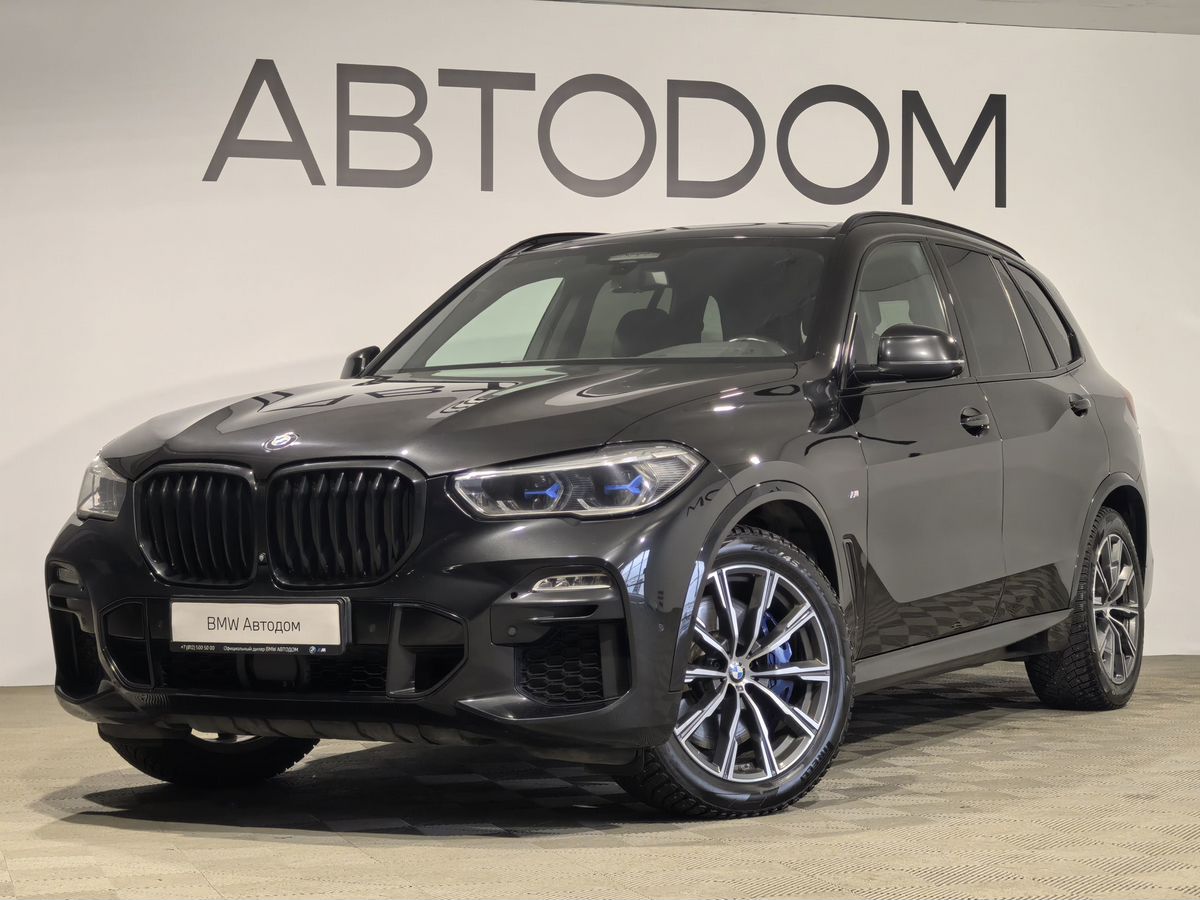 BMW X5 IV поколение (G05) 3.0d AT 4WD (265 л.с.) M Sport Чёрный 2019 с пробегом 133 899 км
