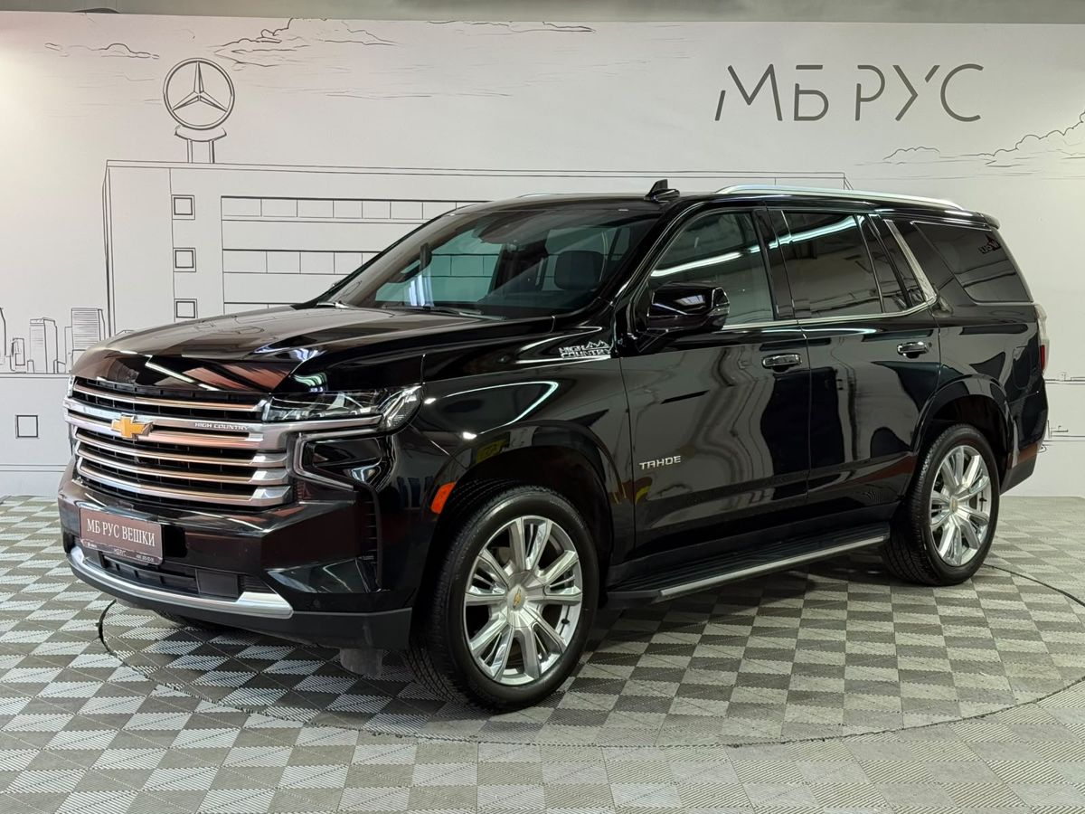 Chevrolet Tahoe V поколение 6.2 AT 4WD (426 л.с.) High Country Чёрный 2023 с пробегом 40 700 км