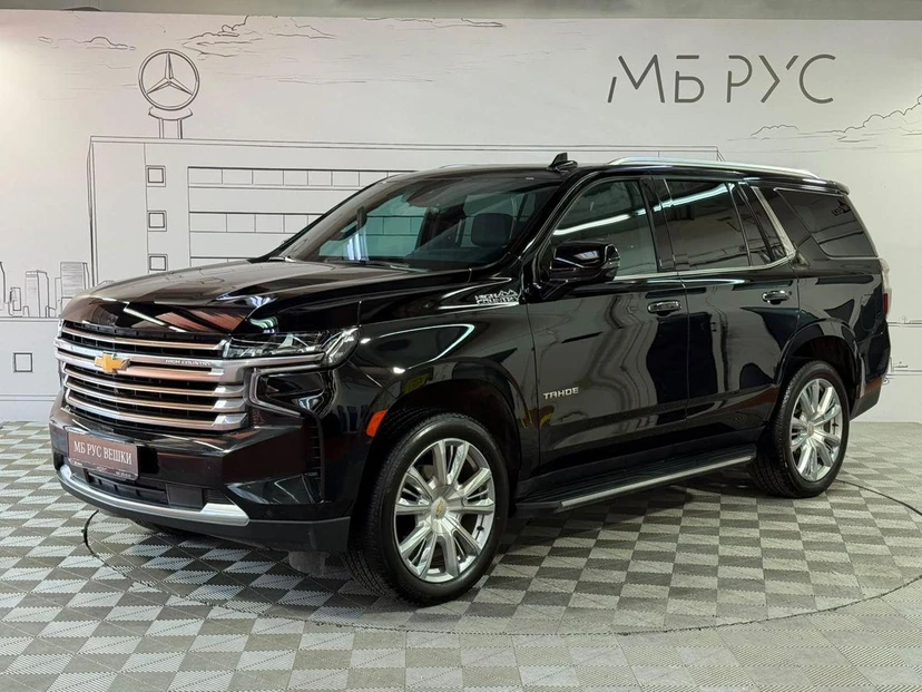 Chevrolet Tahoe V поколение 6.2 AT 4WD (426 л.с.) High Country Чёрный 2023 с пробегом 40 700 км