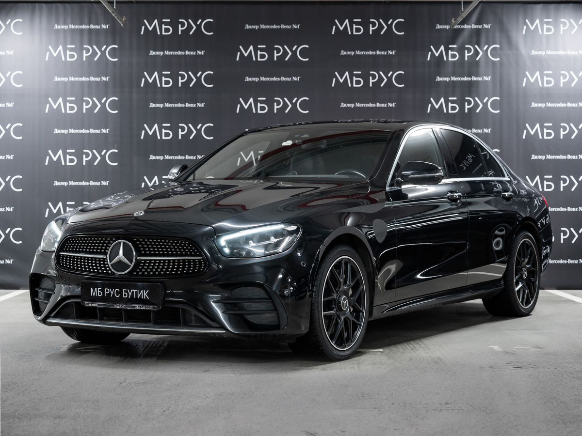 Автомобиль Mercedes-Benz E-Класс V (W213/S213/C238) [рестайлинг] 2.9d AT 4Matic (249 л.с.) Sport Plus Чёрный 2021 с пробегом 107 250 км