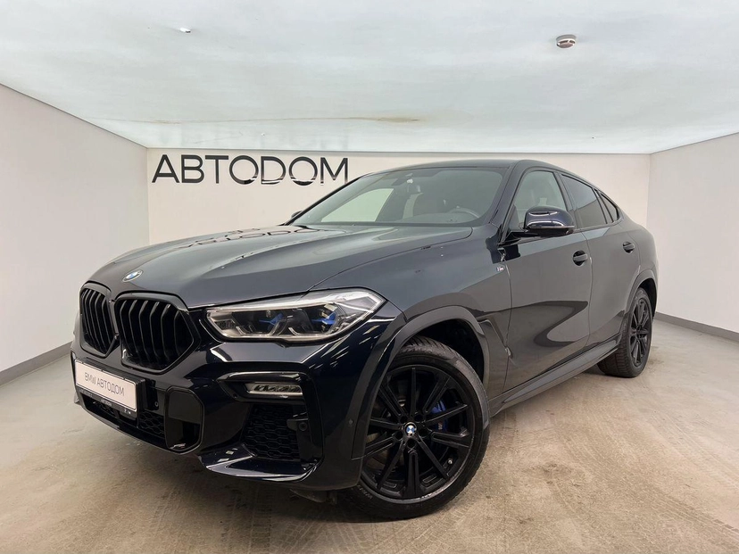 Автомобиль BMW X6 III поколение (G06) 3.0d AT 4WD (249 л.с.) M Sport Pro Чёрный 2020 с пробегом 128 700 км