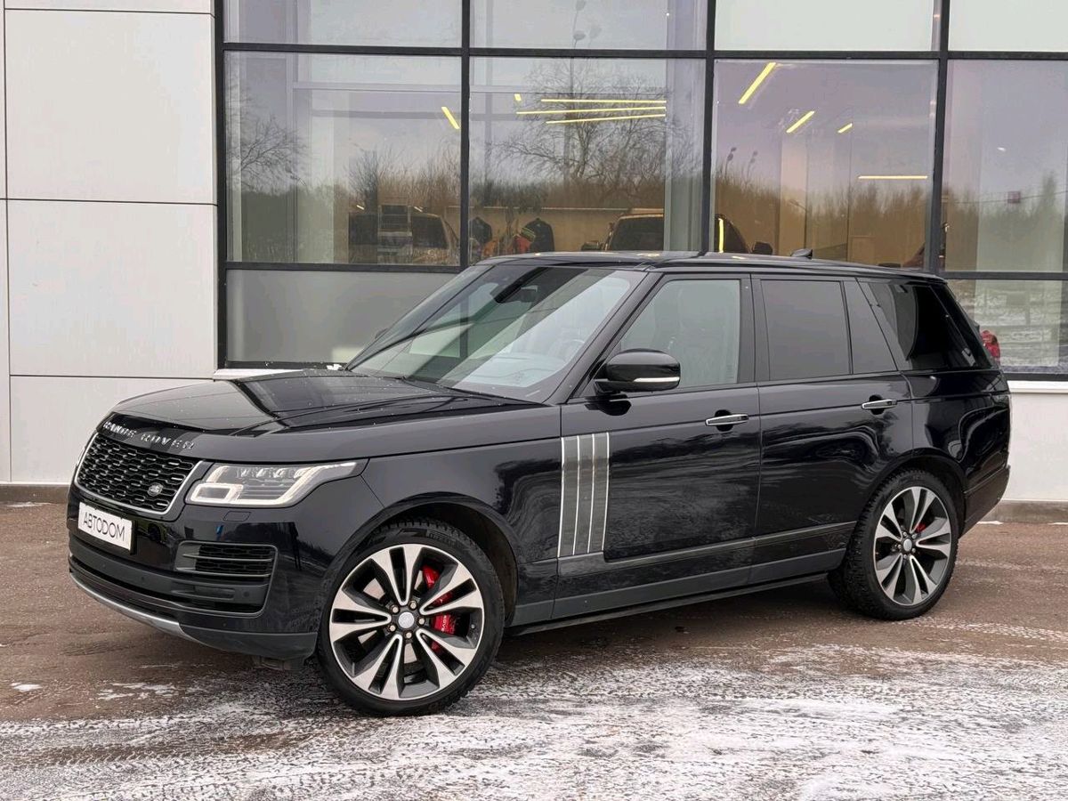 Автомобиль Land Rover Range Rover IV [рестайлинг] 5.0 AT 4WD (565 л.с.) SVAutobiography Dynamic Black Чёрный 2020 с пробегом 57 349 км
