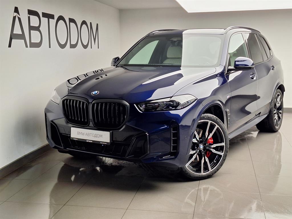 Автомобиль BMW X5 IV (G05) [рестайлинг] 3.0d AT 4WD (298 л.с.) Base Синий 2025 
