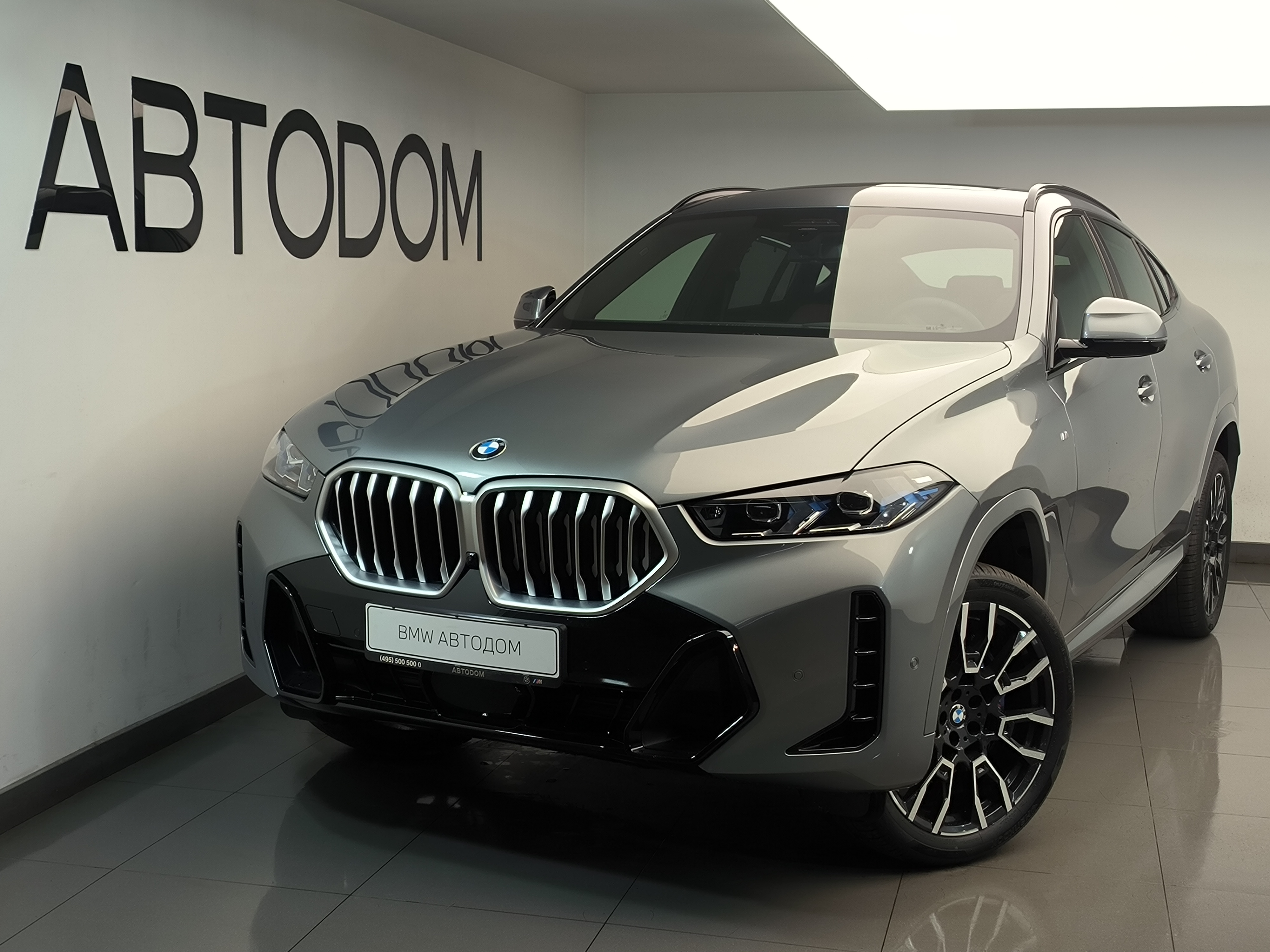 Автомобиль BMW X6 III (G06) [рестайлинг] 3.0 AT 4WD (381 л.с.) Base Серый 2025 
