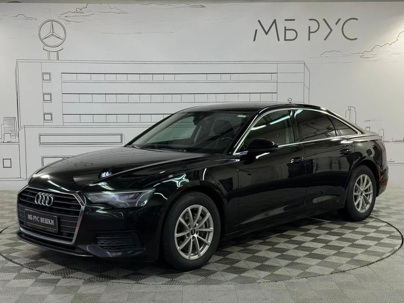Автомобиль Audi A6 V поколение (C8) 2.0d AMT (190 л.с.) Base Чёрный 2021 с пробегом 269 000 км