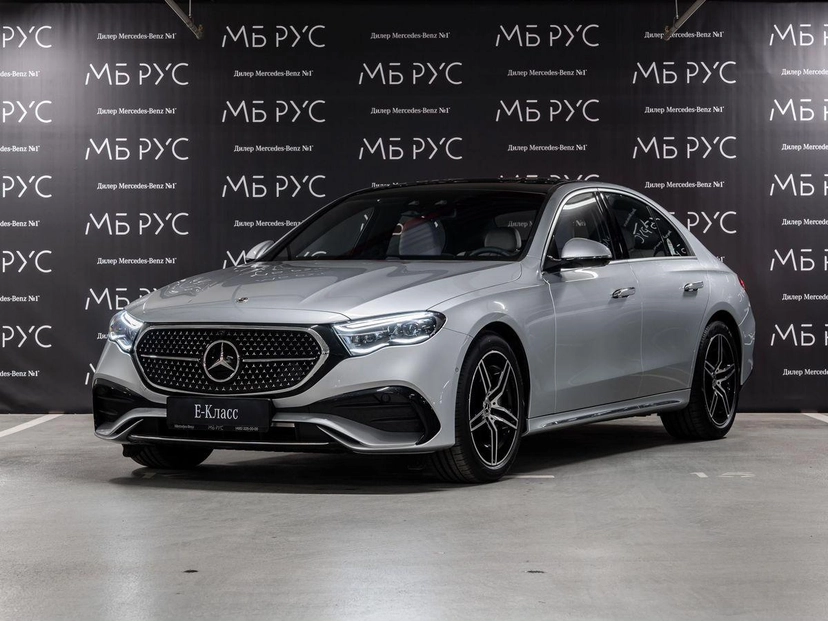 Автомобиль Mercedes-Benz E-Класс VI поколение (W214/S214) 2.0 AT 4Matic (258 л.с.) AMG Line Серебристый 2025 с пробегом 20 км