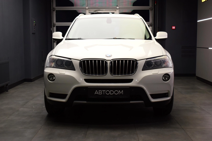 Автомобиль BMW X3 II поколение (F25) 3.0 AT 4WD (258 л.с.) Base Белый 2011 с пробегом 187 000 км