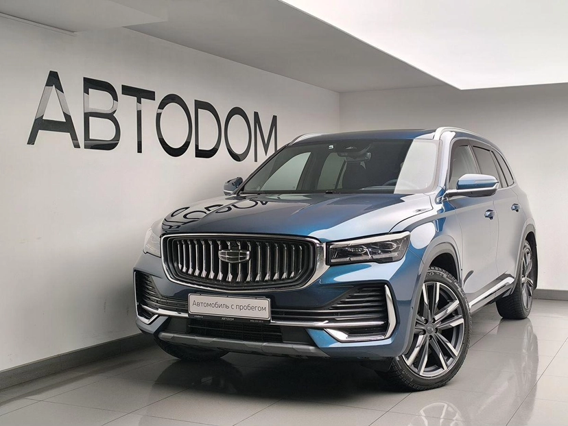 Автомобиль Geely Monjaro I поколение 2.0 AT 4WD (238 л.с.) Exclusive Синий 2023 с пробегом 32 811 км