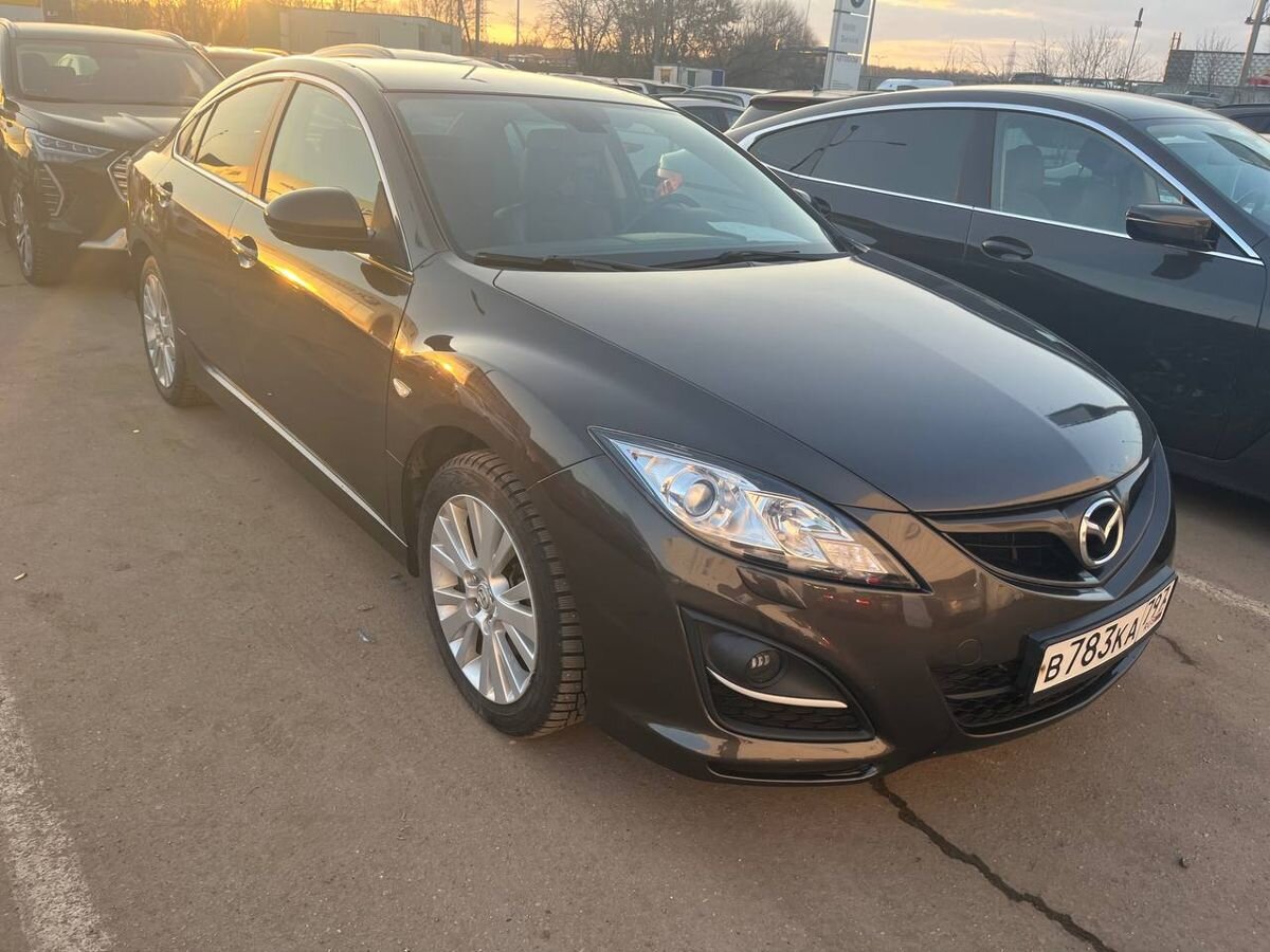 Автомобиль Mazda 6 II (GH) [рестайлинг] 2.0 AT (147 л.с.) Impulse Line Коричневый 2012 с пробегом 238 655 км