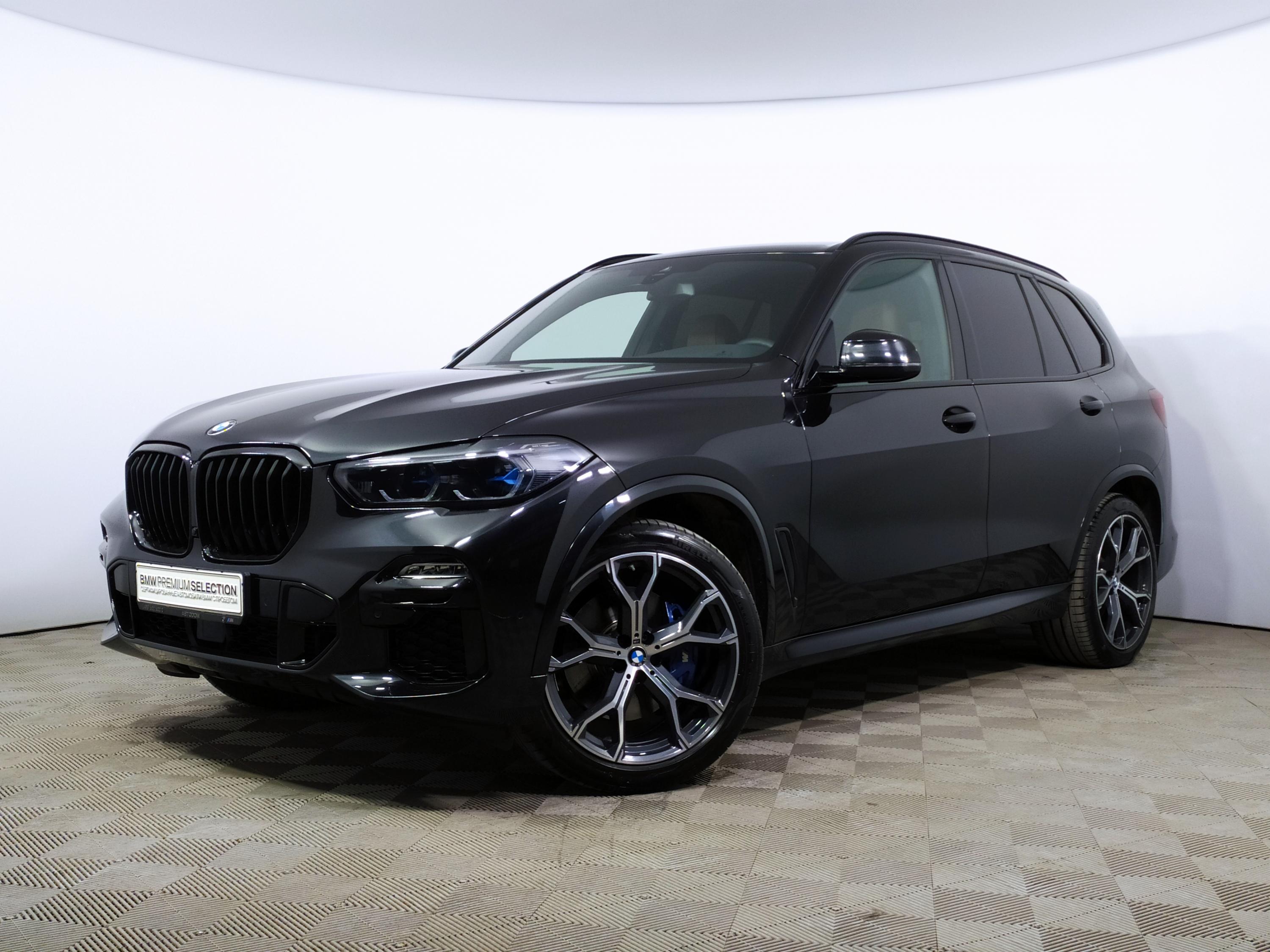 Автомобиль BMW X5 IV поколение (G05) 3.0d AT 4WD (249 л.с.) M Sport Черный 2021 с пробегом 33669 км