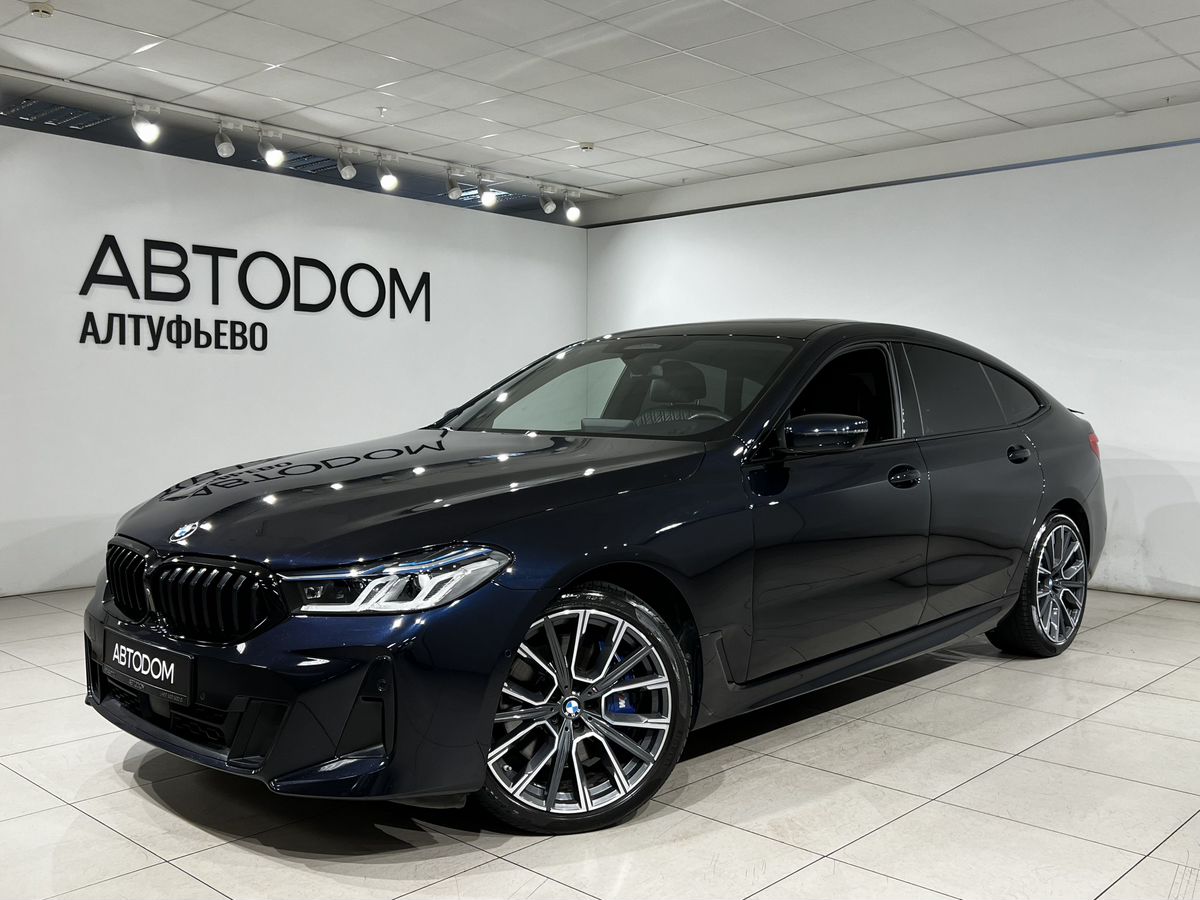 BMW 6 серии IV (G32) [рестайлинг] 630 3.0d AT 4WD (249 л.с.) M Sport Pro Чёрный 2021 с пробегом 104 383 км