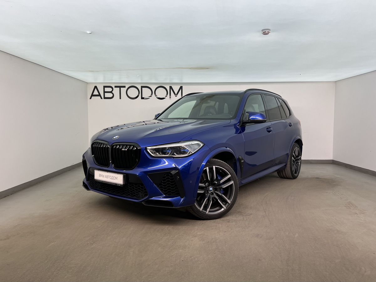 BMW X5 M III поколение (F95) 4.4 AT 4WD (600 л.с.) SE Синий 2020 с пробегом 210 500 км