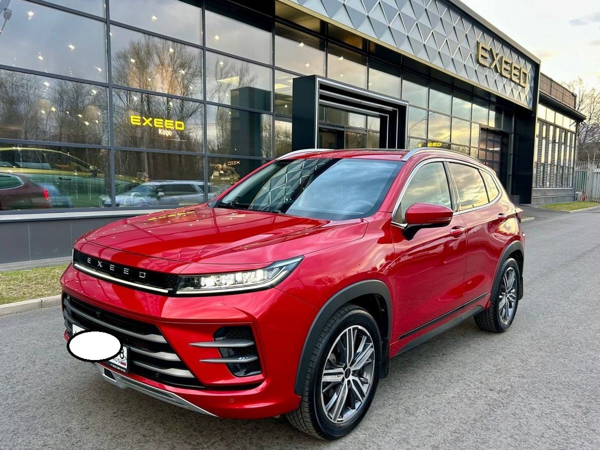 Автомобиль EXEED LX I [рестайлинг] 1.5 CVT (147 л.с.) Prestige Plus Красный 2022 с пробегом 37 915 км