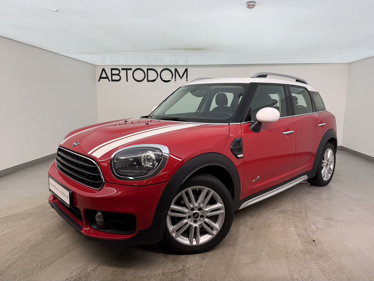 Автомобиль MINI Countryman II поколение (F60) Cooper D 2.0d AT 4WD (150 л.с.) Cooper Красный 2018 с пробегом 123 700 км