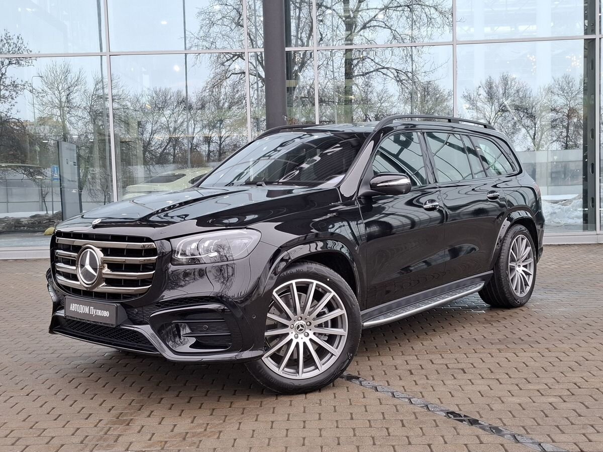 Автомобиль Mercedes-Benz GLS II (X167) [рестайлинг] 450 3.0d AT 4Matic (367 л.с.) Base Чёрный 2025 