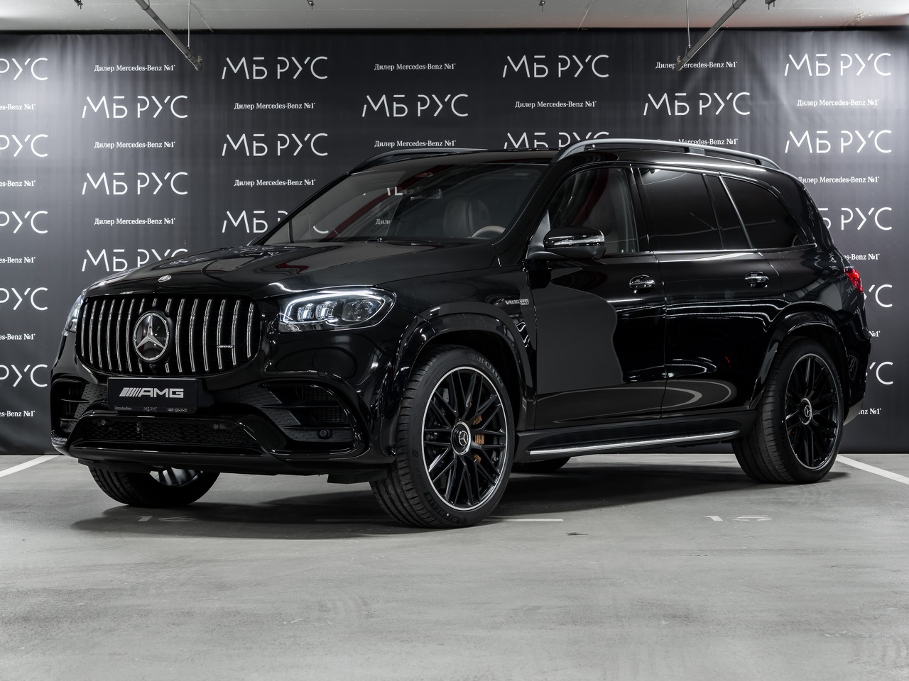 Автомобиль Mercedes-Benz GLS AMG II (X167) [рестайлинг] 4.0 AMT 4WD (612 л.с.) GLS 63 4MATIC+ Чёрный 2025 