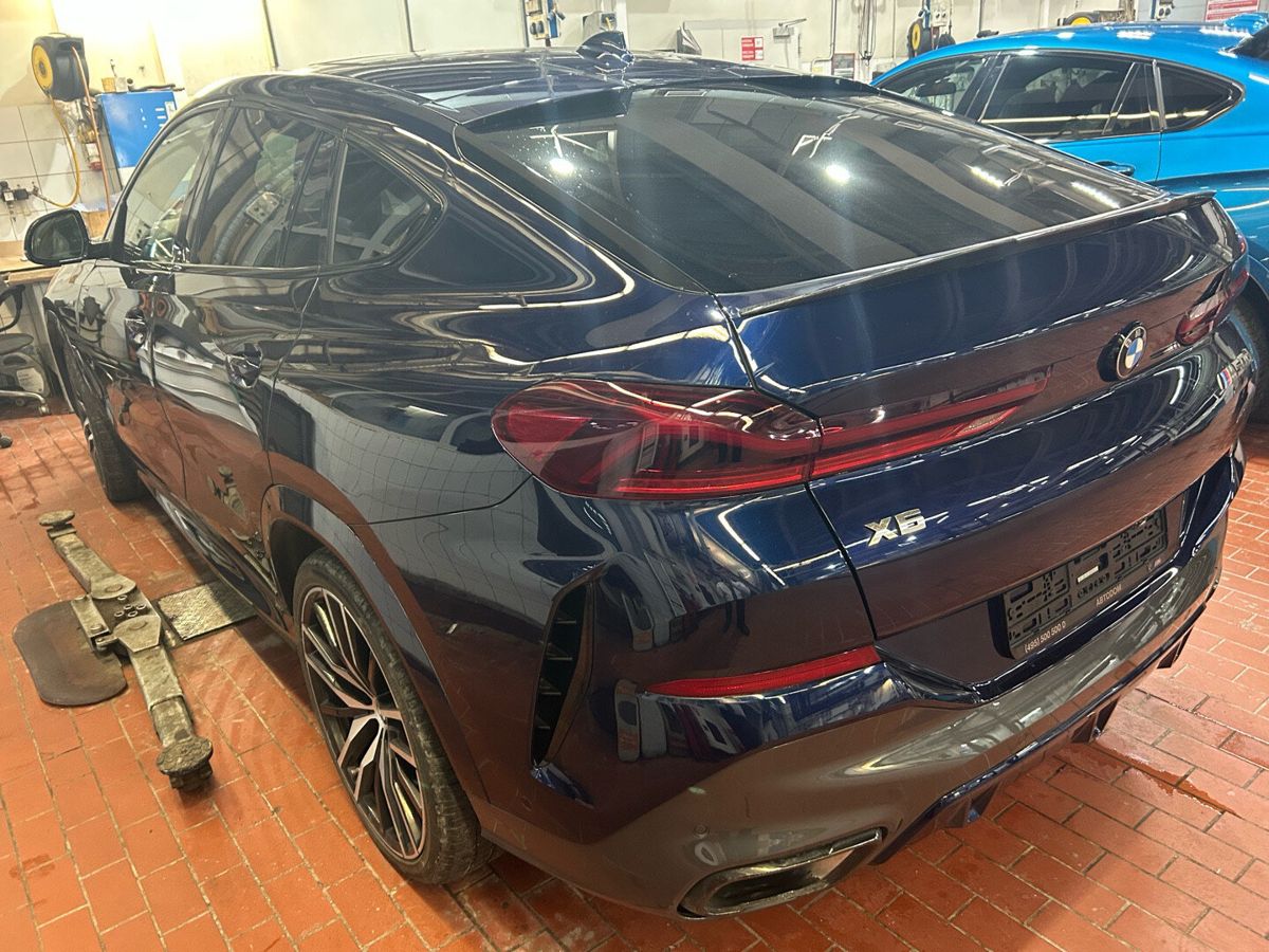 Автомобиль BMW X6 III поколение (G06) M50 3.0d AT 4WD (400 л.с.) Base Чёрный 2020 с пробегом 107 000 км