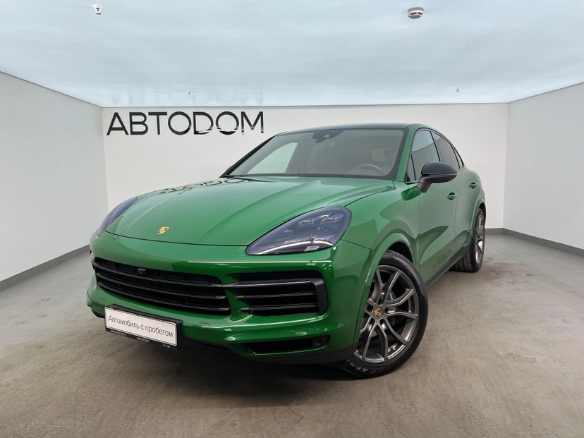 Автомобиль Porsche Cayenne III поколение 3.0 AT 4WD (340 л.с.) Base Зелёный 2021 с пробегом 48 050 км