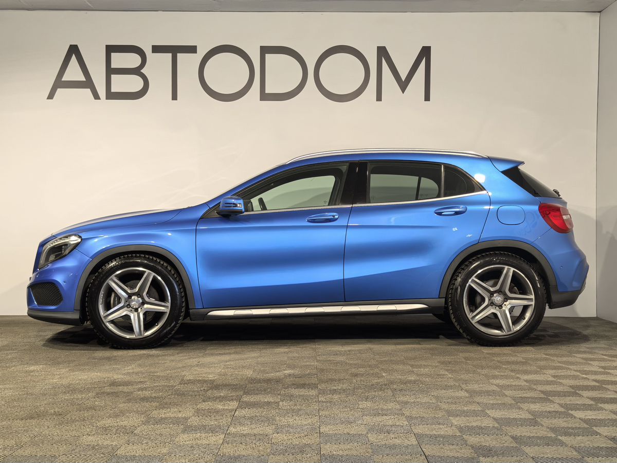 Автомобиль Mercedes-Benz GLA I поколение (X156) 250 2.0 AMT 4Matic (211 л.с.) Особая серия Синий 2015 с пробегом 104 821 км