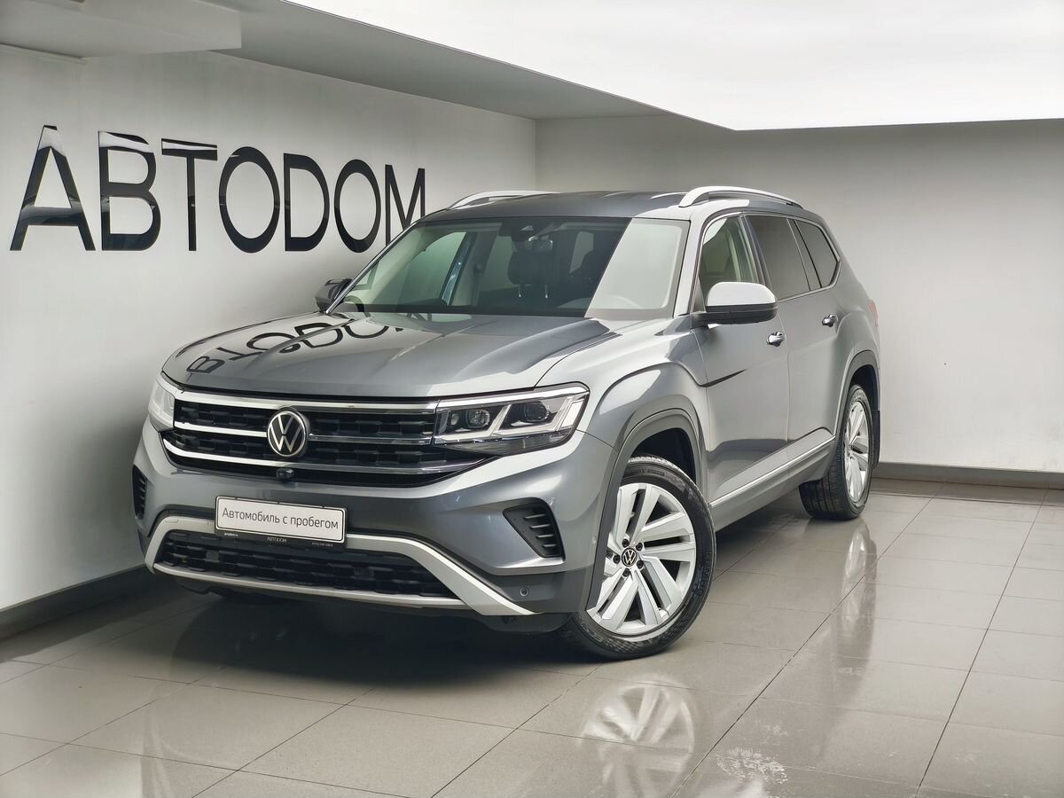 Volkswagen Teramont I [рестайлинг] 2.0 AT 4WD (220 л.с.) Exclusive Серый 2021 с пробегом 196 881 км