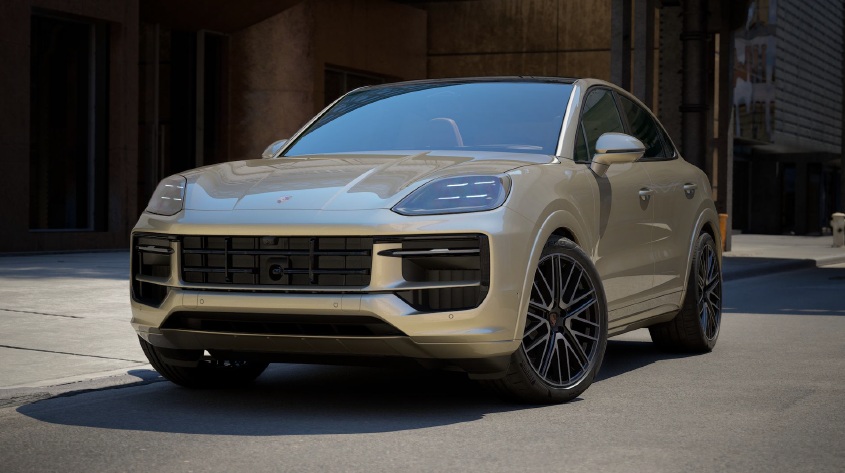 Автомобиль Porsche Cayenne III [рестайлинг] 3.0 AT 4WD (353 л.с.) Black Edition Бежевый 2025 