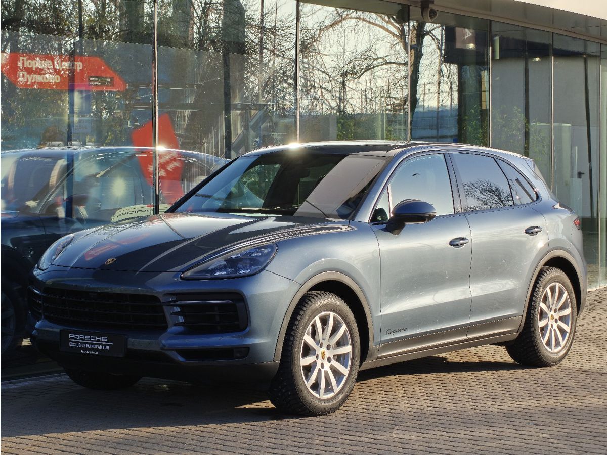 Porsche Cayenne III поколение 3.0 AT 4WD (340 л.с.) Platinum Edition Голубой 2020 с пробегом 52 289 км