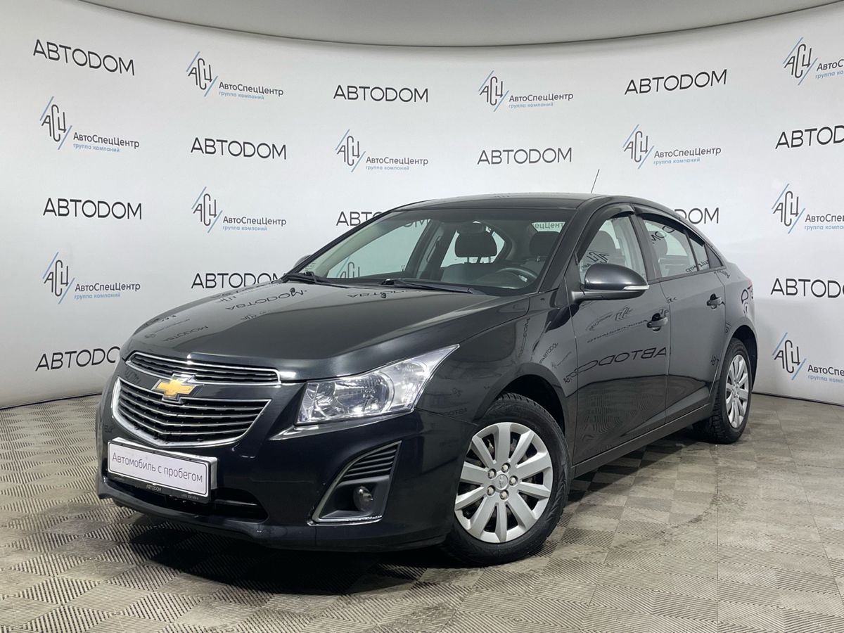 Автомобиль Chevrolet Cruze I (J300) [рестайлинг] 1.6 AT (109 л.с.) LS Чёрный 2014 с пробегом 100 066 км