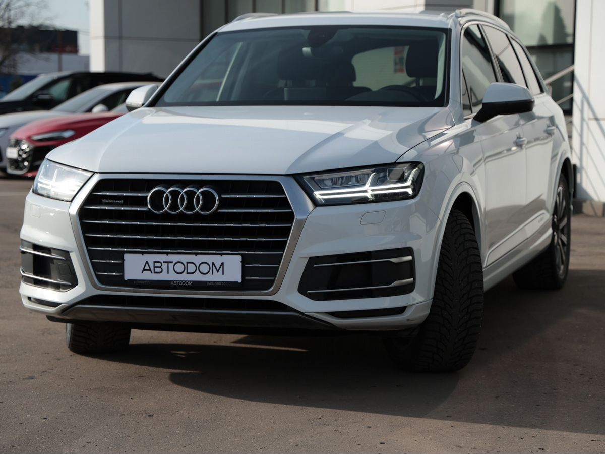 Автомобиль Audi Q7 II поколение (4M) 3.0d AT 4WD (249 л.с.) Base Белый 2019 с пробегом 146 576 км