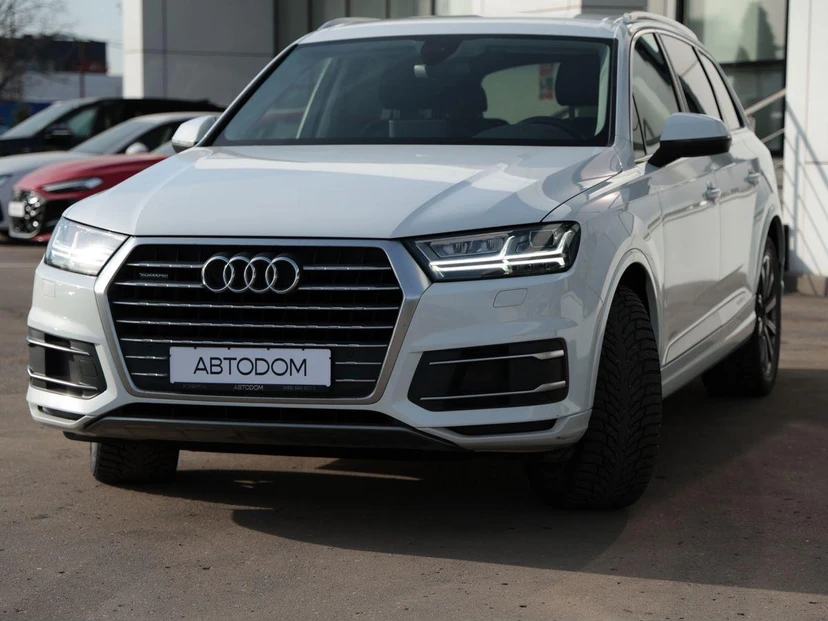 Автомобиль Audi Q7 II поколение (4M) 3.0d AT 4WD (249 л.с.) Base Белый 2019 с пробегом 146 576 км