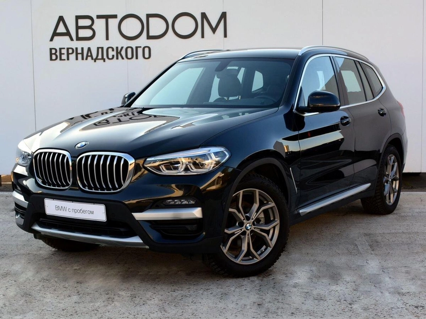 Автомобиль BMW X3 III поколение (G01) 2.0d AT 4WD (190 л.с.) xLine Чёрный 2021 с пробегом 47 549 км