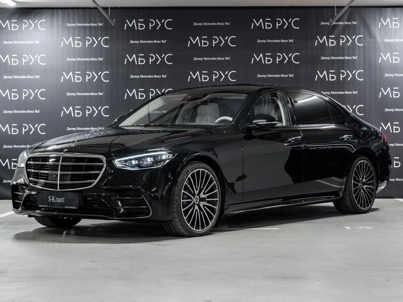 Автомобиль Mercedes-Benz S-Класс VII поколение (W223) 3.0d AT 4Matic (367 л.с.) Base Чёрный 2025