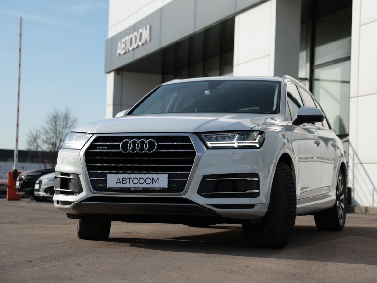 Автомобиль Audi Q7 II поколение (4M) 3.0d AT 4WD (249 л.с.) Base Белый 2019 с пробегом 146 576 км