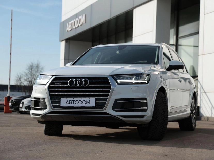 Автомобиль Audi Q7 II поколение (4M) 3.0d AT 4WD (249 л.с.) Base Белый 2019 с пробегом 146 576 км