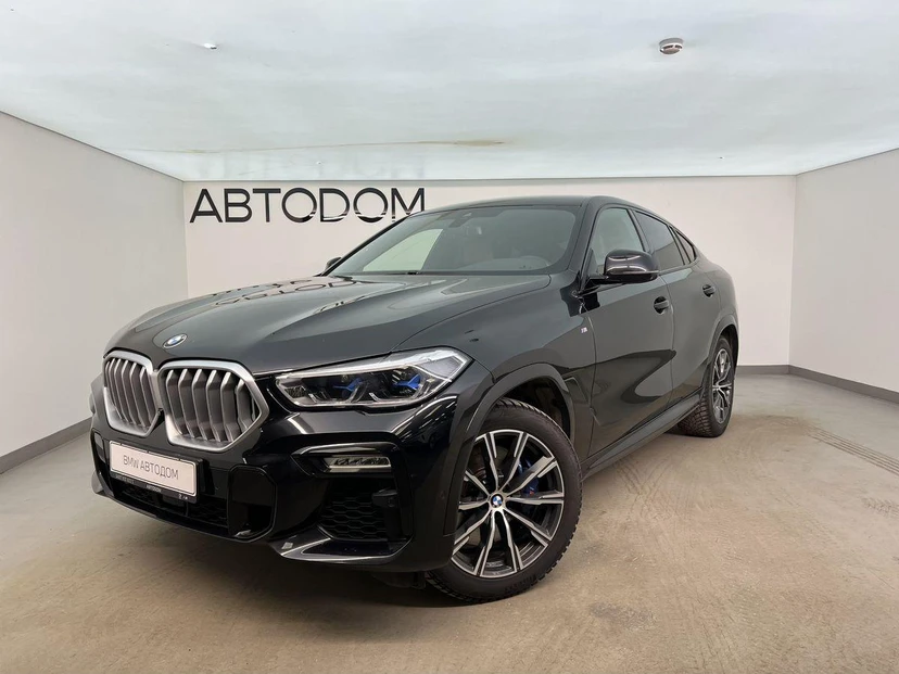 Автомобиль BMW X6 III поколение (G06) 3.0d AT 4WD (249 л.с.) M Sport Pro Чёрный 2020 с пробегом 100 833 км