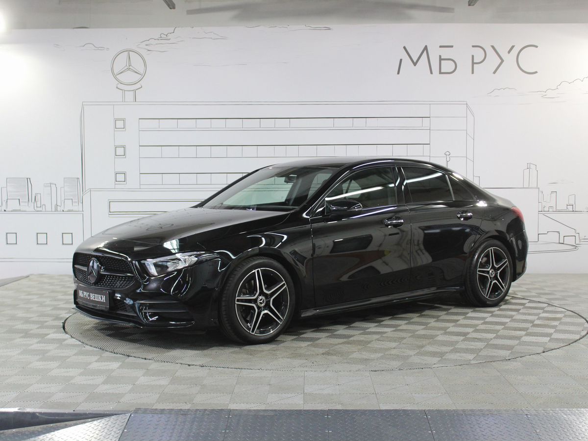 Mercedes-Benz A-Класс IV поколение (W177) 200 1.3 AMT (150 л.с.) Sport Чёрный 2019 с пробегом 32 186 км