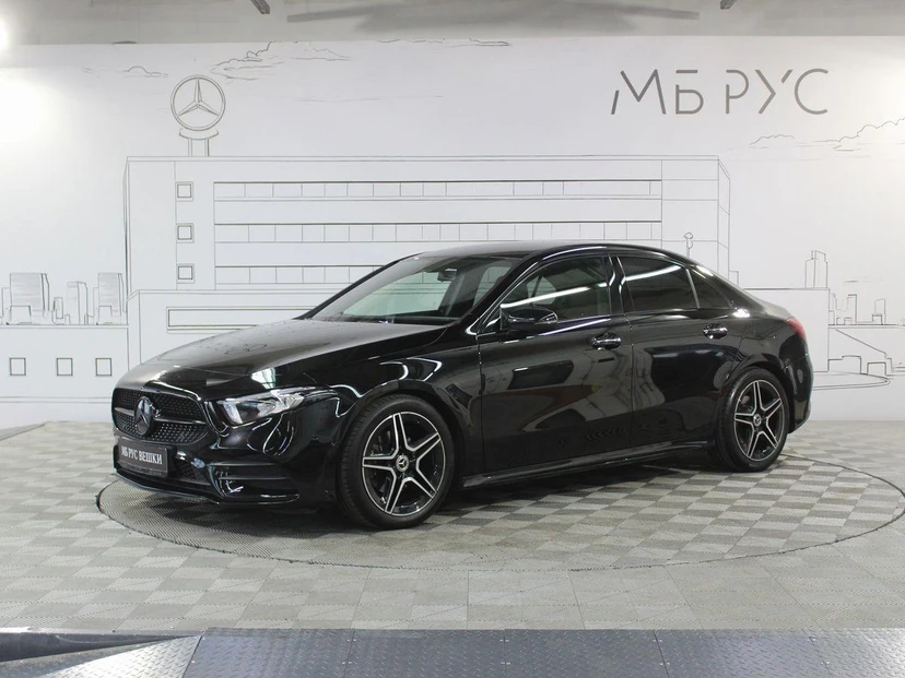 Mercedes-Benz A-Класс IV поколение (W177) 200 1.3 AMT (150 л.с.) Sport Чёрный 2019 с пробегом 32 186 км