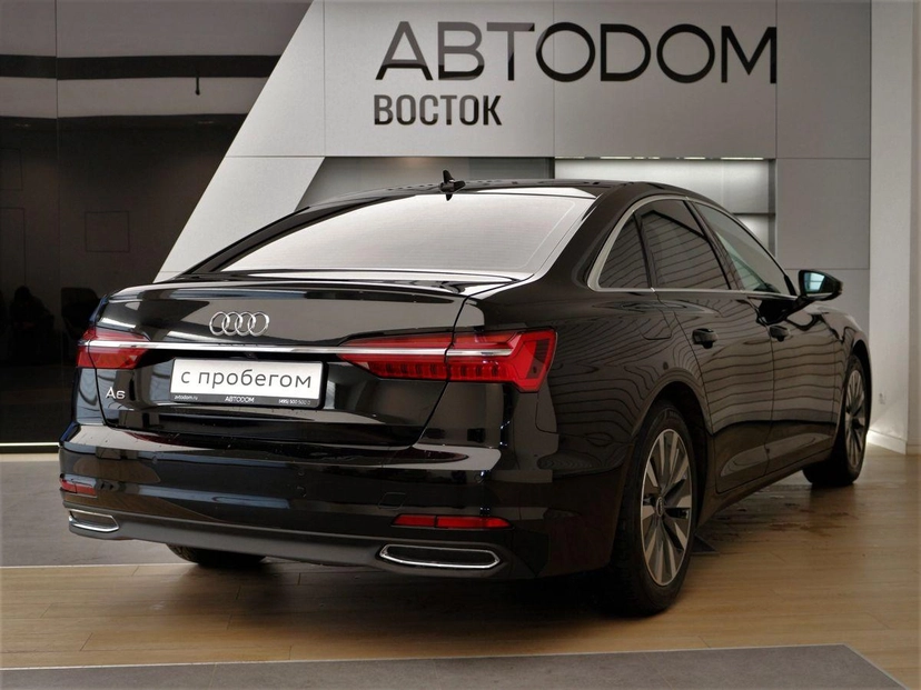 Автомобиль Audi A6 V поколение (C8) 2.0 AMT (190 л.с.) Advance Чёрный 2020 с пробегом 119 459 км