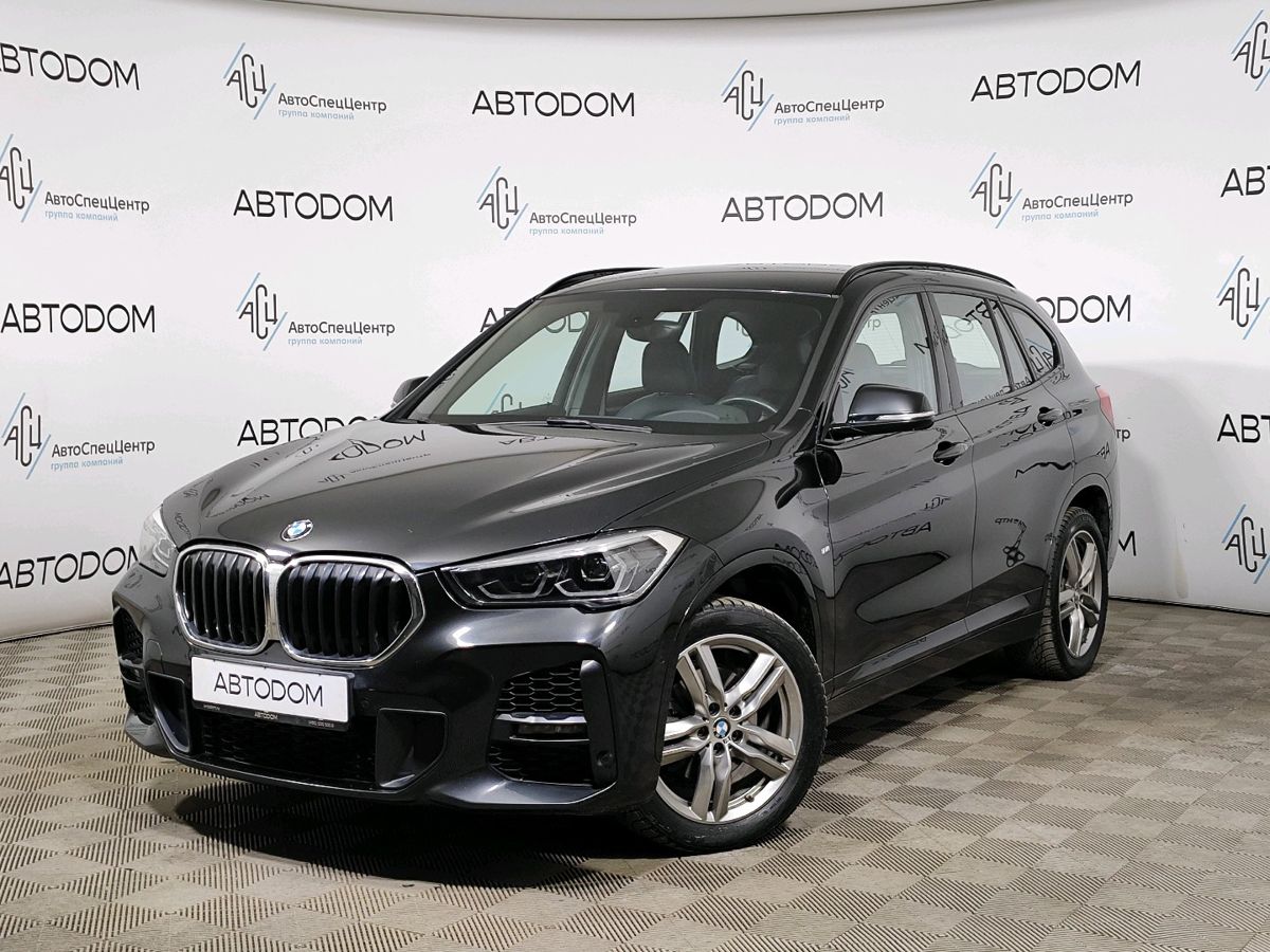 Автомобиль BMW X1 II (F48) [рестайлинг] 2.0d AT 4WD (150 л.с.) M Sport Чёрный 2020 с пробегом 92 828 км