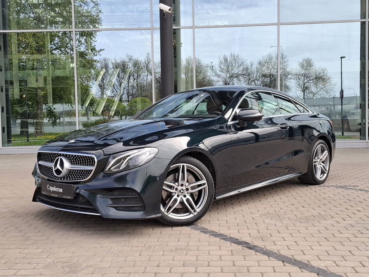 Mercedes-Benz E-Класс V поколение (W213/S213/C238) 200 2.0 AT 4Matic (197 л.с.) Sport Зелёный 2019 с пробегом 87 000 км