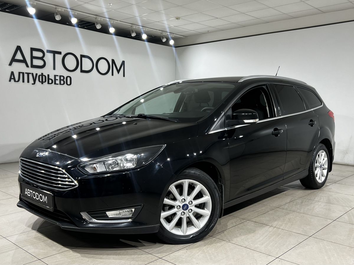 Ford Focus III [рестайлинг] 1.5 AT (150 л.с.) Titanium Чёрный 2017 с пробегом 88 924 км