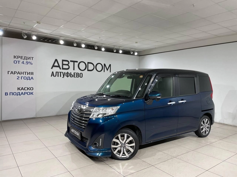 Автомобиль Toyota Roomy I поколение 1.0 CVT (98 л.с.) Base Синий 2017 с пробегом 155 470 км
