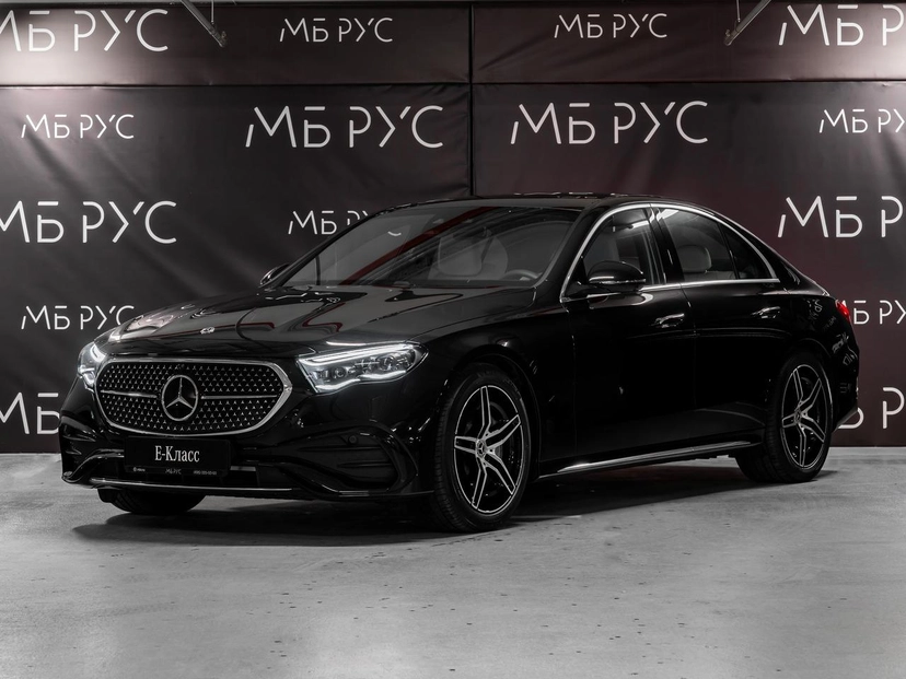 Автомобиль Mercedes-Benz E-Класс VI поколение (W214/S214) 2.0 AT 4Matic (258 л.с.) Exclusive Чёрный 2025