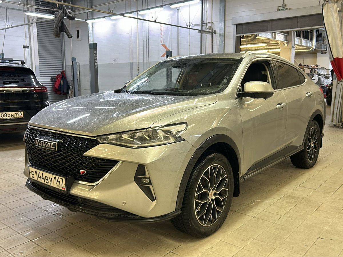 Haval F7x I [рестайлинг] 2.0 AMT 4WD (190 л.с.) Premium Серый 2023 с пробегом 120 000 км
