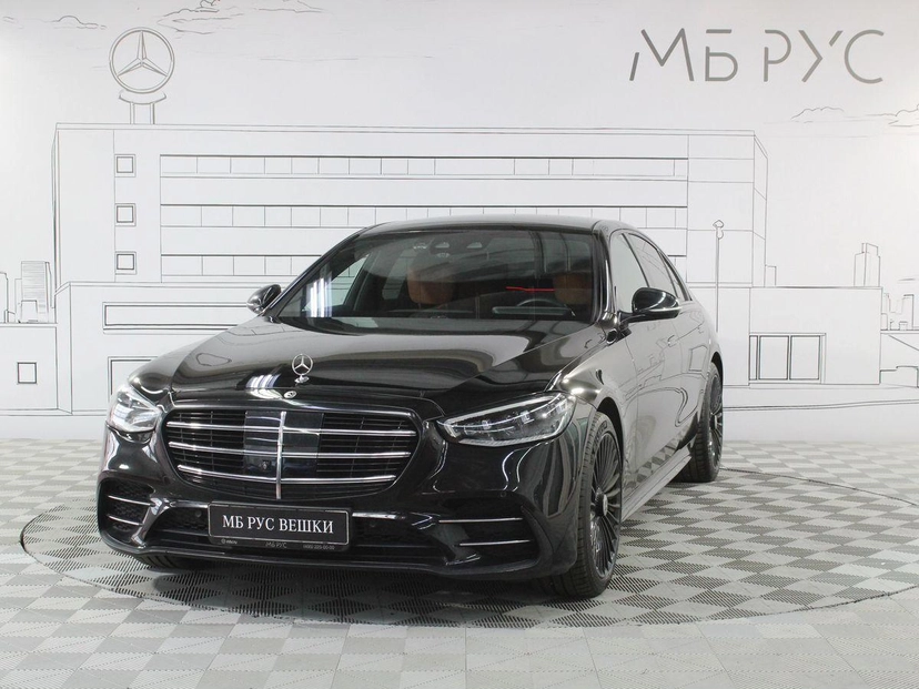 Автомобиль Mercedes-Benz S-Класс VII поколение (W223) 400 2.9d AT 4Matic (330 л.с.) Base Чёрный 2020 с пробегом 89 765 км