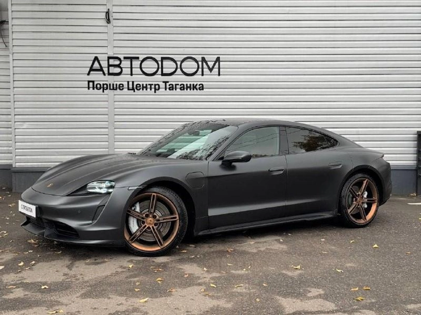Автомобиль Porsche Taycan I поколение Turbo Electro AT 4WD (500 кВт) Turbo Серый 2021 с пробегом 42 446 км