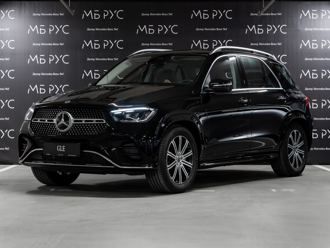 Автомобиль Mercedes-Benz GLE II (V167) [рестайлинг] 2.0 AT 4Matic (258 л.с.) Base Чёрный 2025 